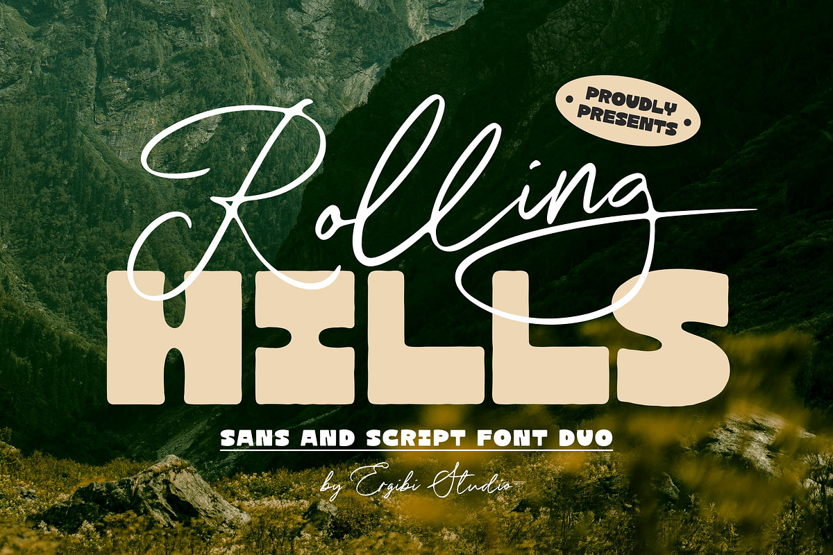 Rolling Hills - Font Duo, a Sans Serif Font by ErgibiStudio (Photo 10 of 10)