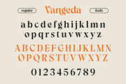 Vangeda - Modern Serif Font, a Font by agnyhasyastudio (Thumbnail 6 of 9)