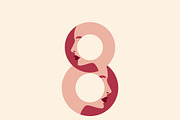 International Women’s Day March 8, a Background Graphic by RAHMAT (Thumbnail 2 of 4)