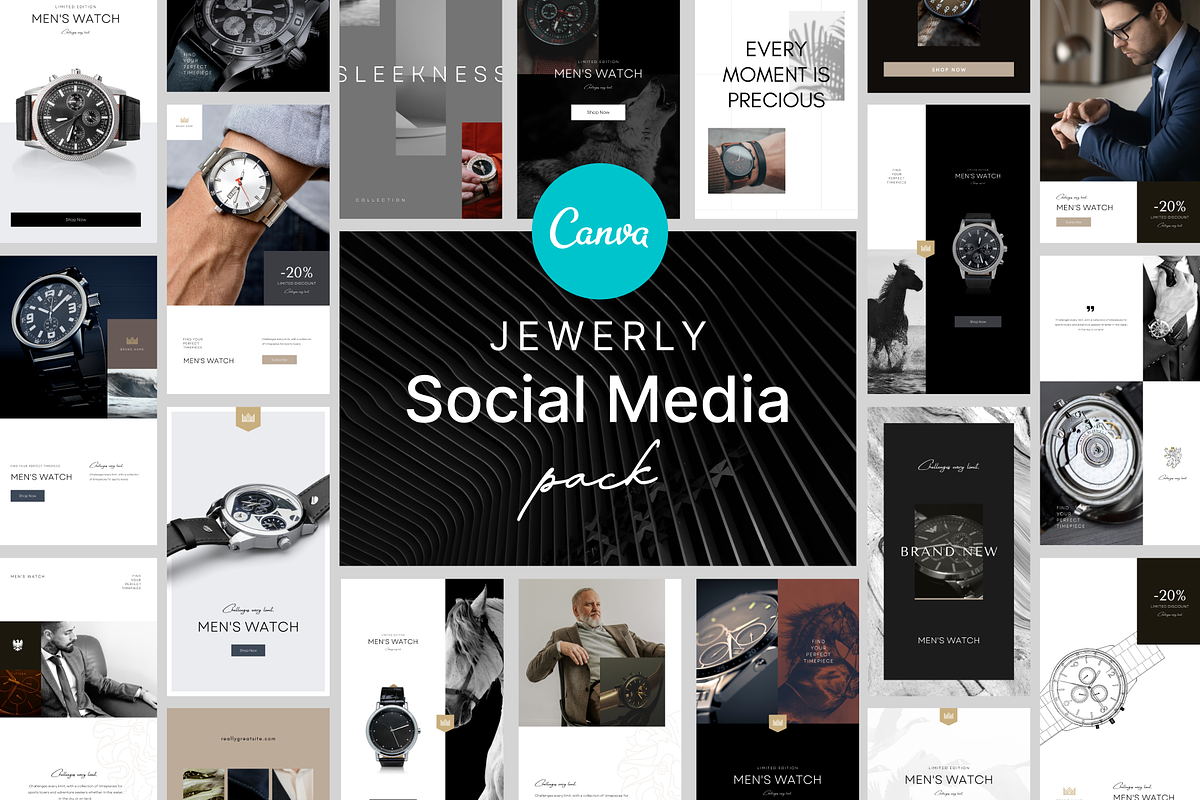 Canva budle with social media kits, a Social Media Template by Goashape Studio (Photo 7 of 13)