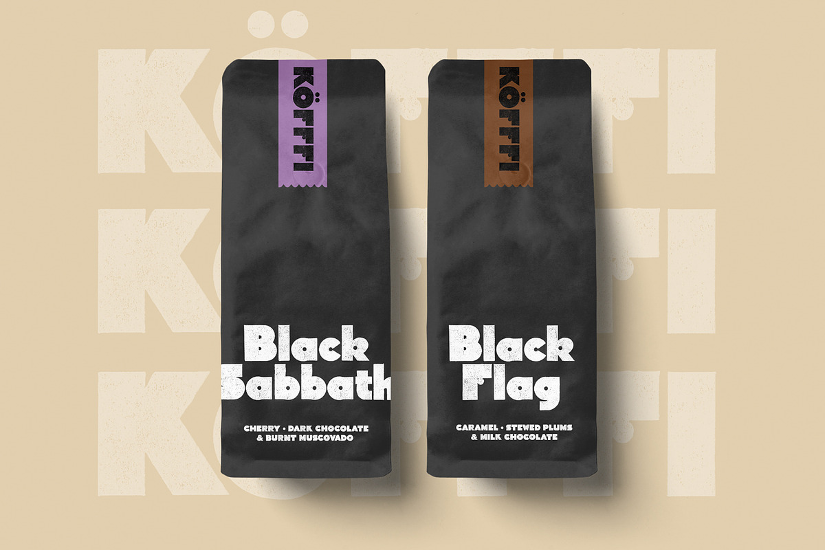 Kofffi | SVG vintage font, a Sans Serif Font by Drawwwn (Photo 5 of 9)