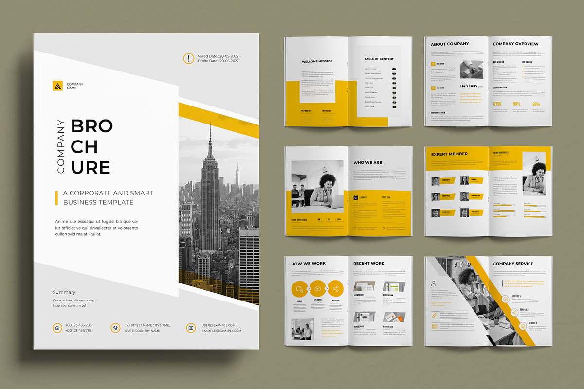 Business Brochure Layout, a Brochure Template by ContestDesign (Photo 1 of 3)