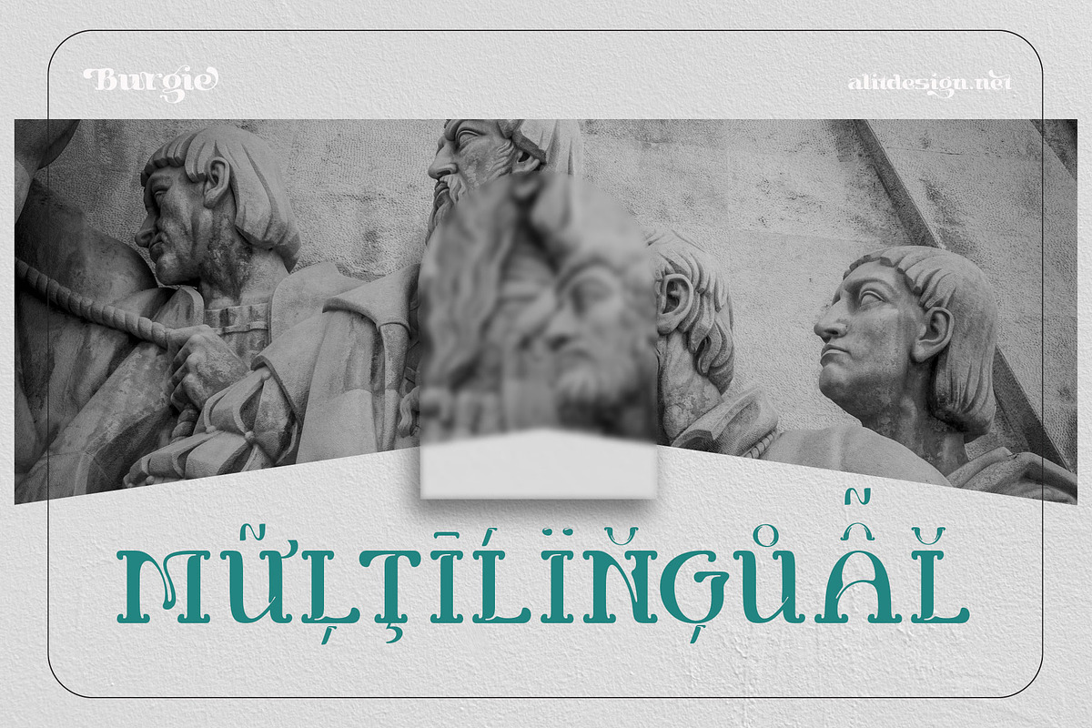 Burgie, a Blackletter Font by alit design (Photo 5 of 18)