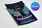 Friday Night Worship Church Flyer, a Flyer Template by Psd Templates (Thumbnail 2 of 2)