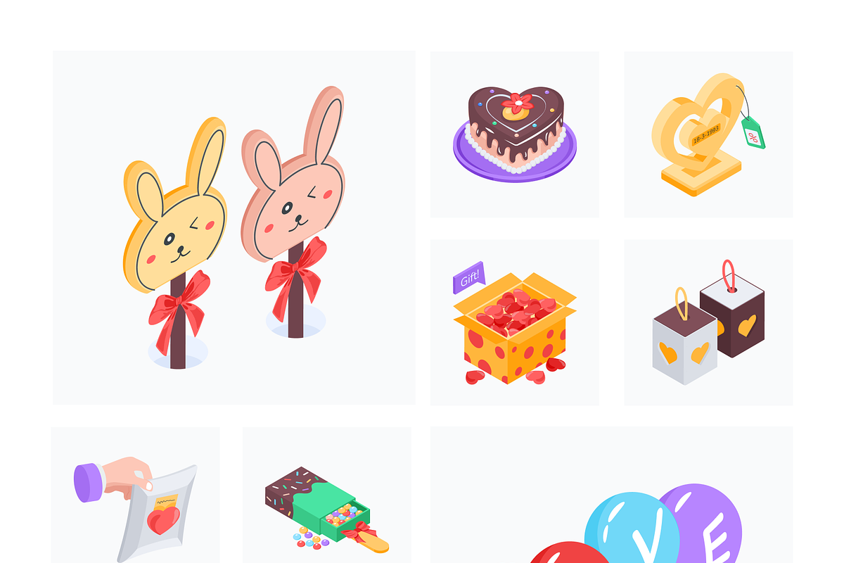Animated Isometric Valentine Day, a Duotone Icon by Vectors Market (Photo 6 of 13)