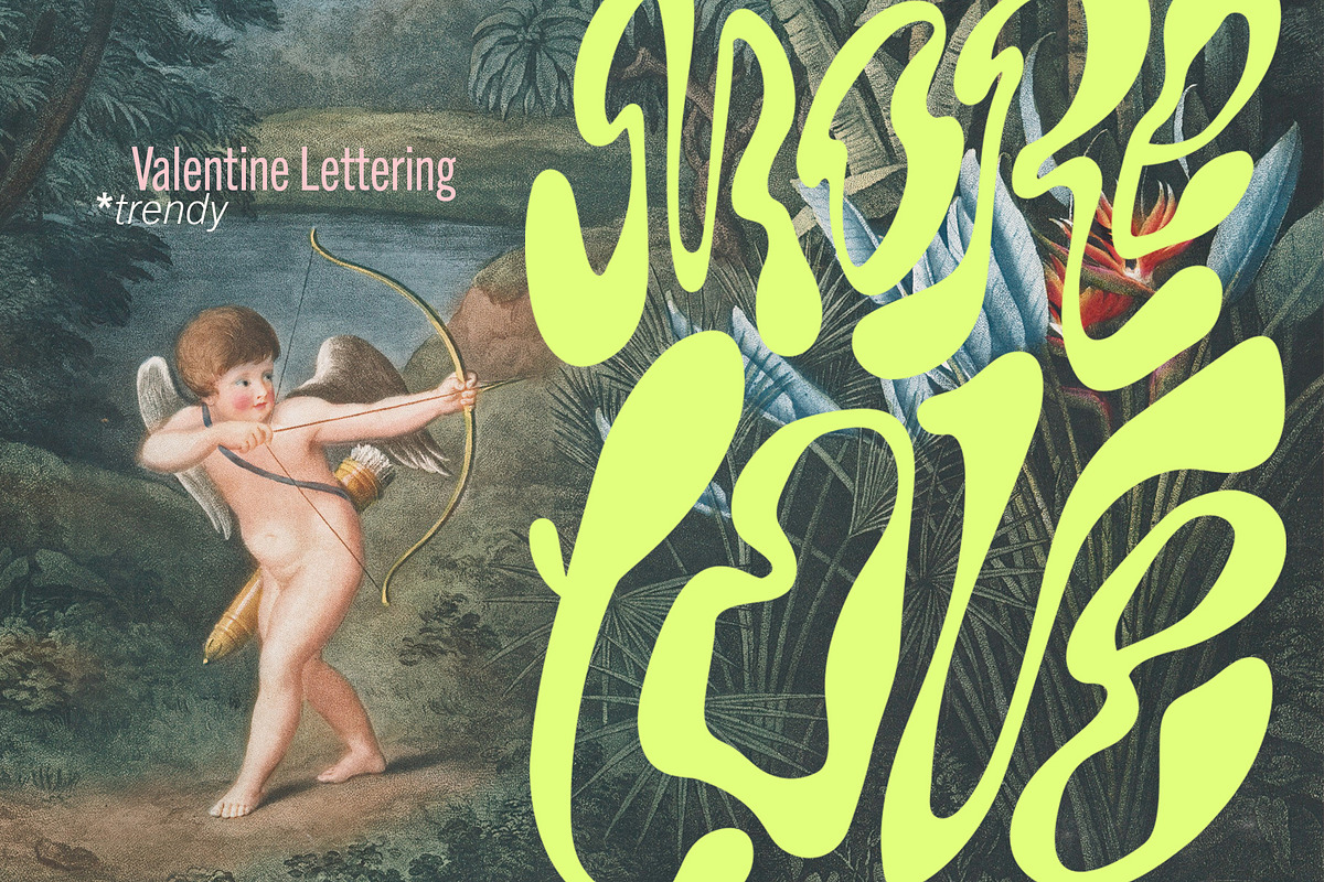 BUNDLE Y2K Lettering Liquid & Groovy, an Object Graphic by Oksana Trygub (Photo 41 of 53)