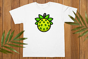 Cartoon Breadfruit Vector Clipart, a Food Illustration by newminddesign (Thumbnail 3 of 8)