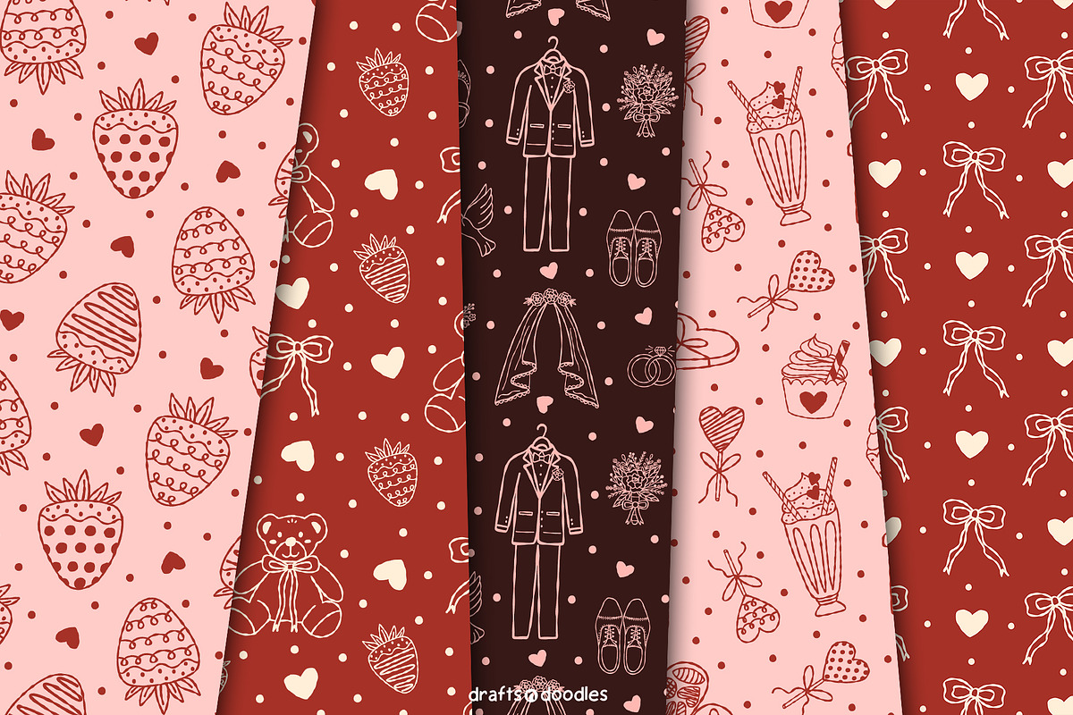 Whimsical Valentine's Day Graphics, an Object Illustration by Drafts n Doodles (Photo 6 of 12)