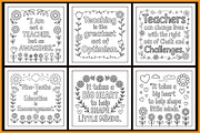Teacher Quotes Coloring Book, an Object Graphic by protabsorkar11 (Thumbnail 4 of 4)