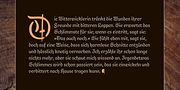 Kuschelfraktur, a Blackletter Font by Catharsis Fonts (Thumbnail 3 of 8)