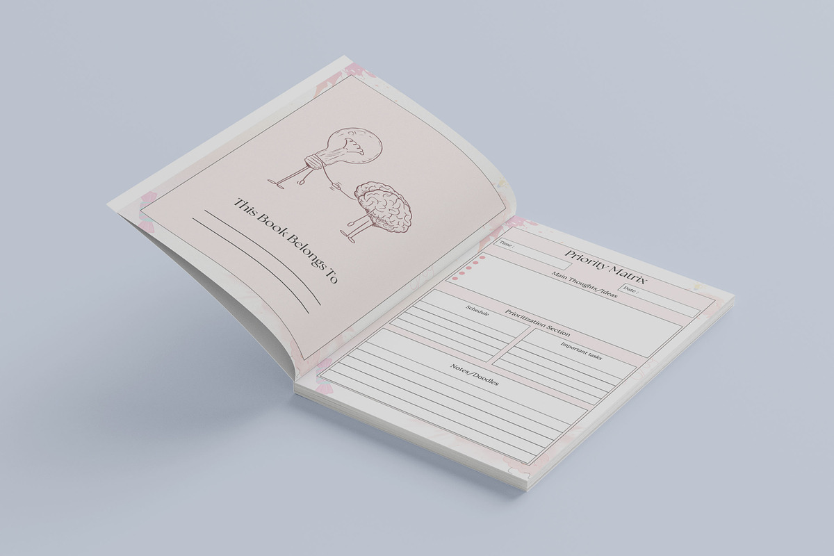 Digital Brain Dump Planner, a Design Template by Book2bees (Photo 2 of 4)