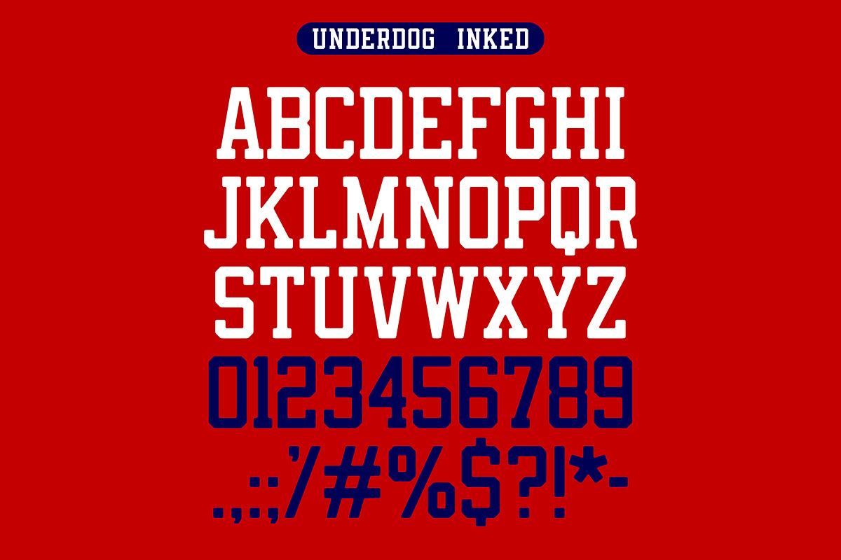 Underdog Typeface, a Font by MightySHORT (Photo 5 of 9)
