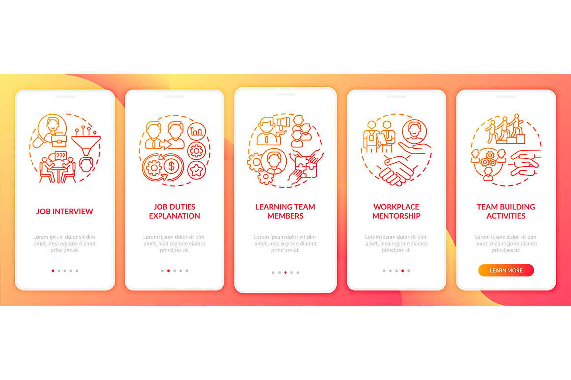 Team building activities app pages, a Templates & Theme by IMG Visuals