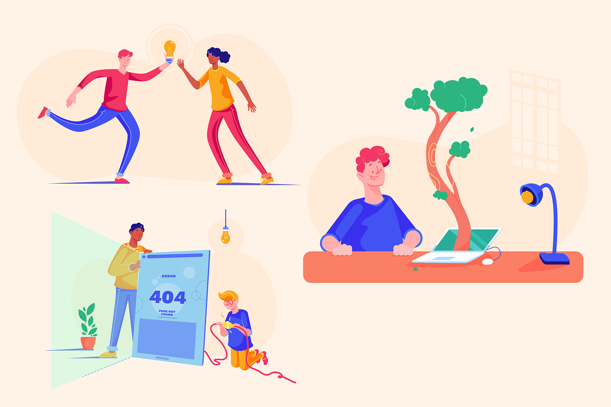 SaaS Illustration Kit, an Illustration by Base Design Studio (Photo 7 of 13)