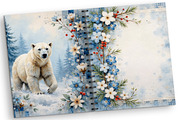 Woodland Winter Junk Journal Pages., a Seasonal Illustration by GalaDesign03 (Thumbnail 5 of 7)