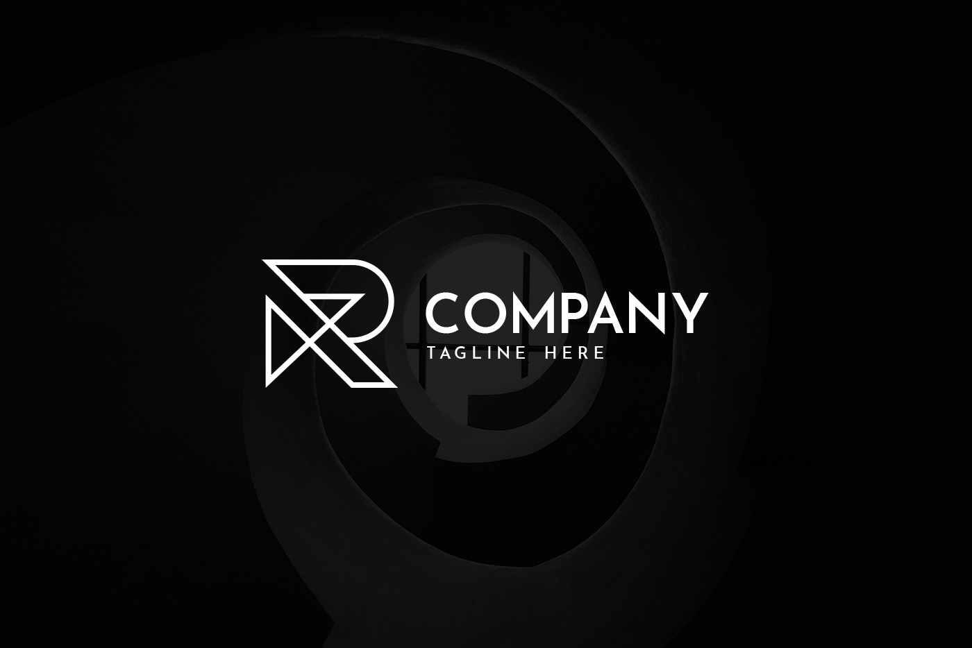 R Geometric Letter Logo Template, a Branding & Logo Template by P.F ...
