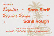 Cabo Sunset - Tropical Retro Font, a Handwritten Font by AndrewPixelType (Thumbnail 15 of 16)