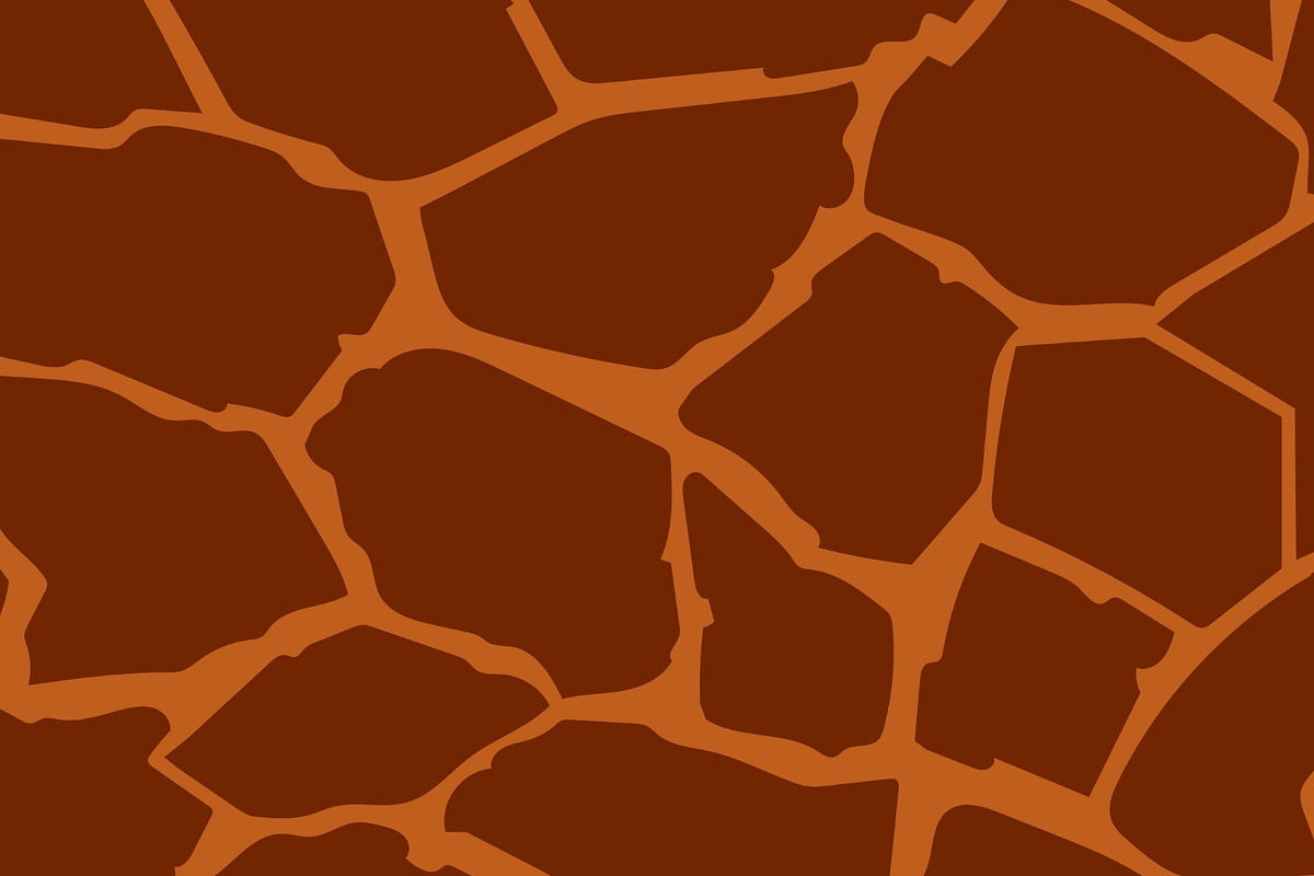Giraffe Animal Skin Pattern, a Pattern Graphic by graphicook