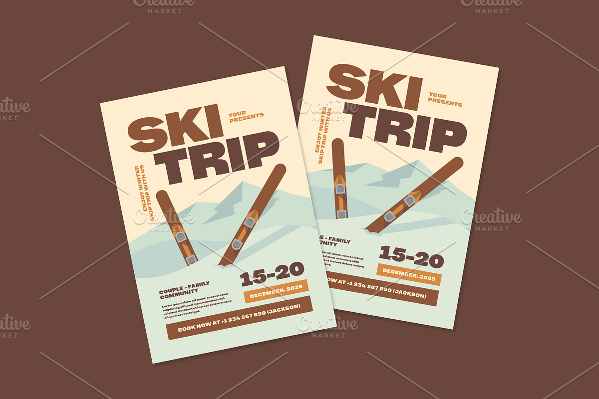 Ski Race - Flyer, a Brochure Template by Izdihaar_Studio (Photo 3 of 3)