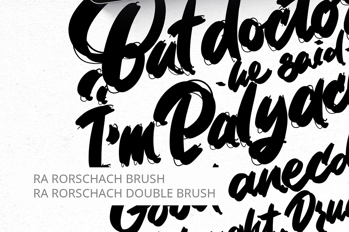 Basic Lettering Brushes. Procreate, a Brush Add-On by Diacritics (Photo 5 of 9)