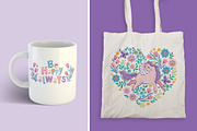 Flowers and Unicorns Patterns, a Pattern Graphic by Nataliia Toporovska (Thumbnail 9 of 12)