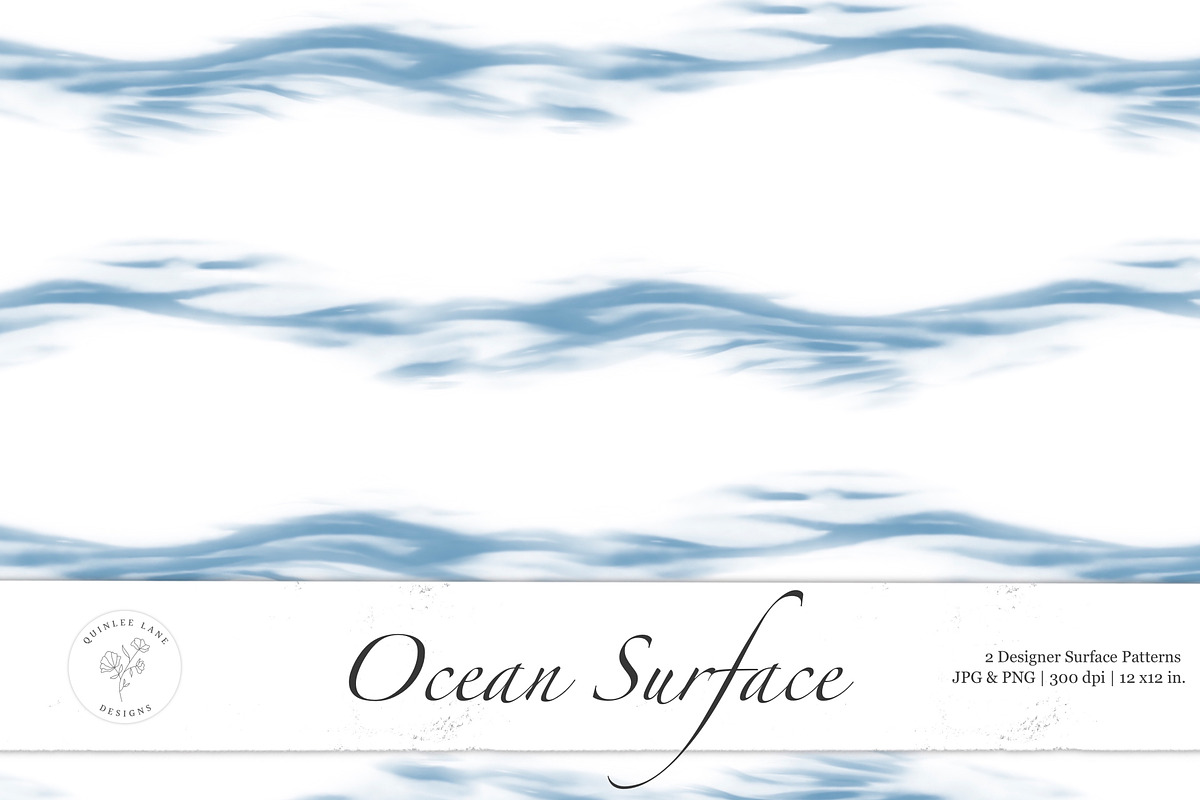 Ocean Waves Surface Pattern, a Pattern Graphic by Quinn Lane Designs (Photo 1 of 5)