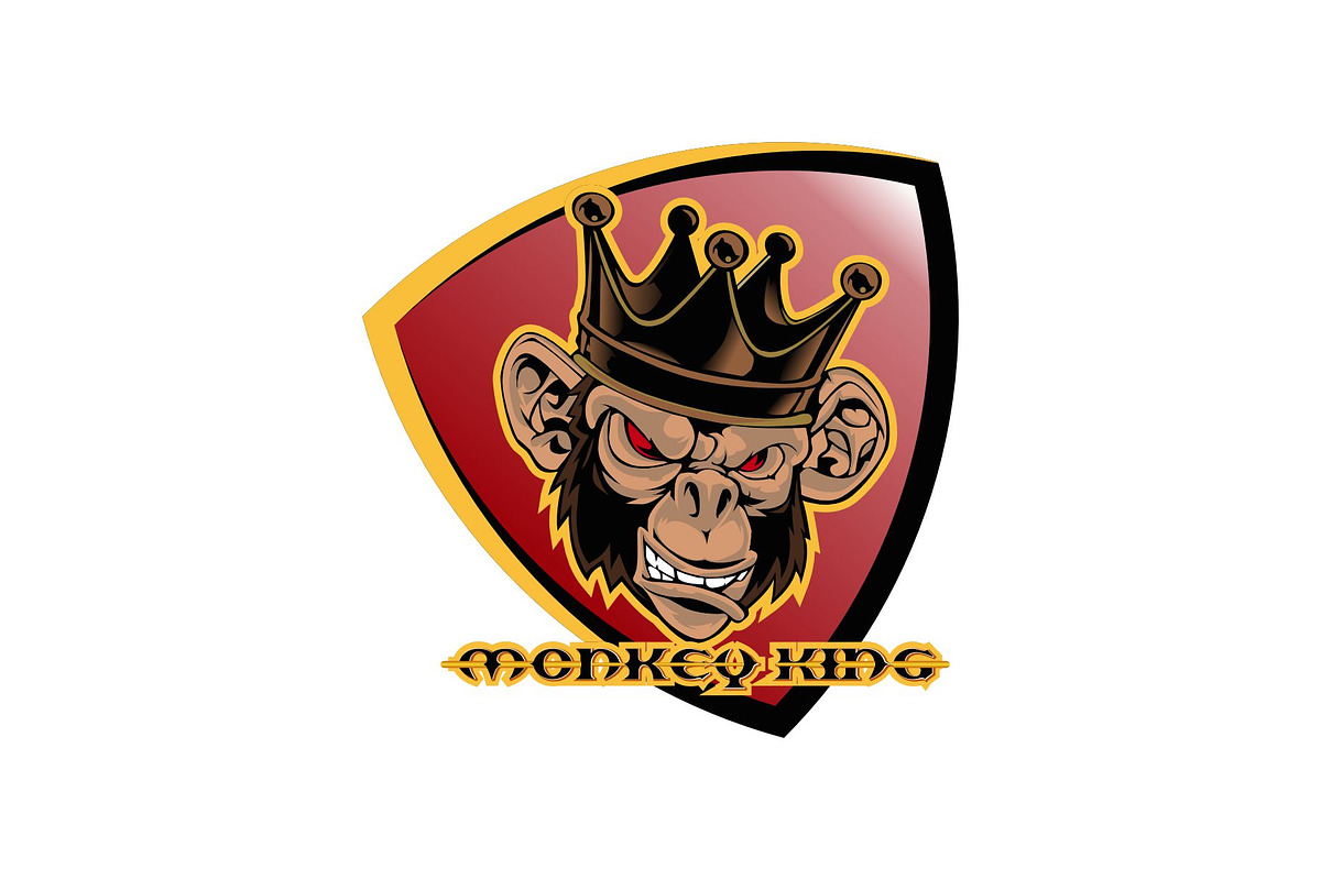 monkey king logo, a Branding & Logo Template by Studio Grapich88