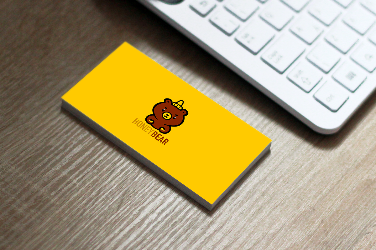 Honey Bear Logo, a Branding & Logo Template by Crown Creative's Shop (Photo 2 of 2)