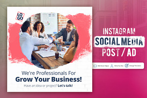 Marketing Agency Instagram Post Ad