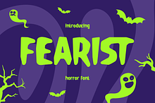 Fearist Abstract Horror Font