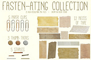 Fasten-ating: Vintage Elements, an Object Graphic by Dream in Color Studio (Thumbnail 1 of 2)