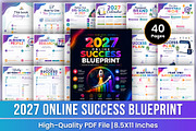 2027 Online Success Blueprint Kdp, a Stationery Template by Mustafiz (Thumbnail 1 of 5)