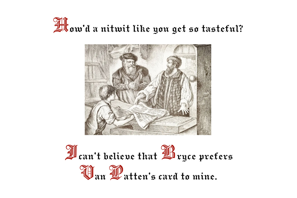Gothicplate, a Blackletter Font by Loudoun Design Co. (Photo 7 of 9)