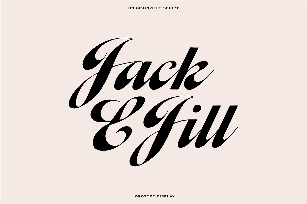 Grainville Script Font preview 7