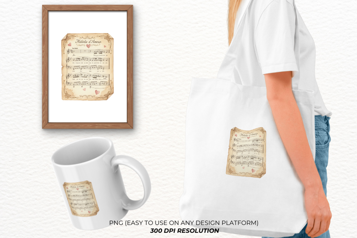 Antique Sepia Valentine Day Clipart, an Illustration by Markicha Art (Photo 2 of 5)