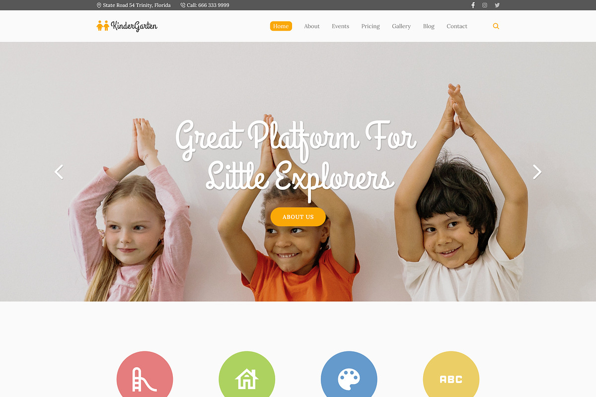 Kindergarten - Daycare HTML Template, a HTML Template by TemplatesJungle (Photo 2 of 2)