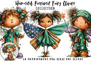 Whimsical Patriotic Fairy Clipart, an Illustration by OK Design (Thumbnail 1 of 6)
