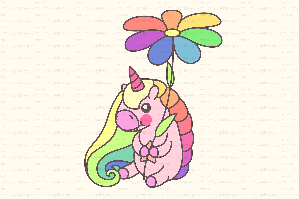 vector SET Unicorns time, an Object Graphic by WINDmade (Photo 11 of 14)