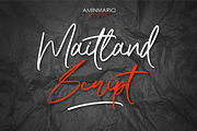 Maitland Script, a Script Font by AMINMARIO (Thumbnail 1 of 15)