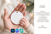 Ceramic Ornament Mockup, a Household Mockup by EmpaviMockups (Thumbnail 1 of 6)