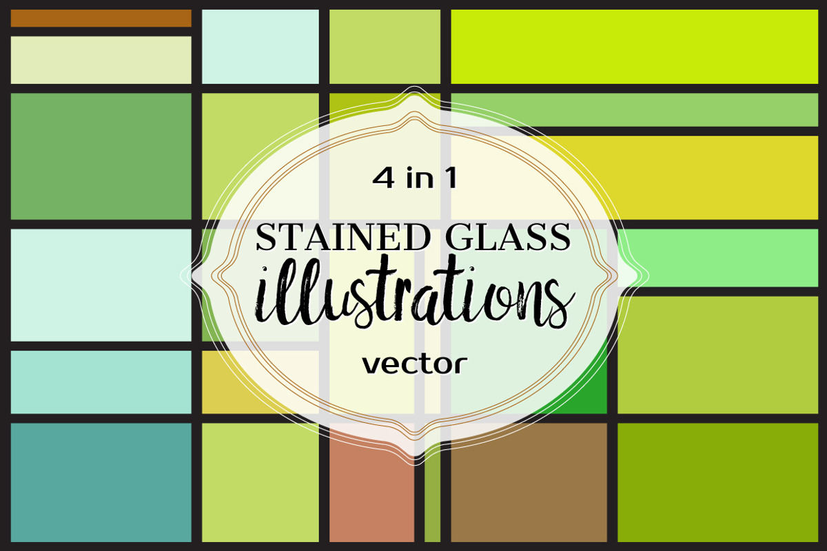 STAINED GLASS Illustrations, a Texture Graphic by ekaart (Photo 5 of 5)