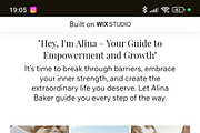 Coach & Influencer - Wix Studio Site, a Wix Template by Kitteeh (Thumbnail 5 of 12)