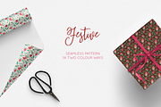 Hand Painted Gouache Holiday Floral, a Seasonal Illustration by By Kerri Ann (Thumbnail 6 of 8)