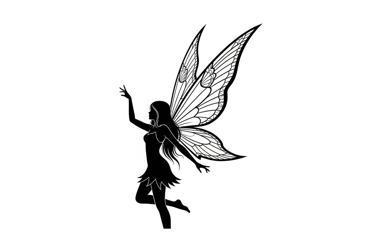 Magical Fairy Silhouette Bundle, an Illustration by jahid234 (Photo 15 of 51)