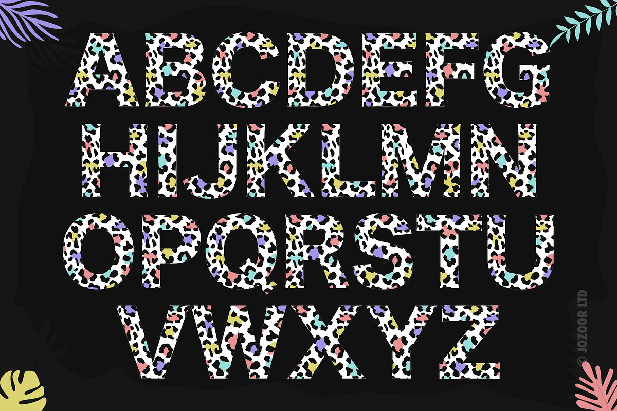 Leopard Font, a Font by Jozoor (Photo 3 of 4)