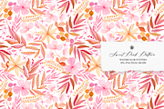 Sweet Pink Watercolor Pattern, a Pattern Graphic by Webvilla Studio (Thumbnail 1 of 6)