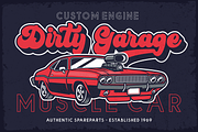 Bratsy Script - Layered Retro Font, a Script Font by figuree studio (Thumbnail 7 of 10)