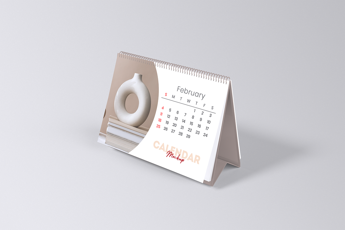 Calendar Mockup, a Household Mockup by xavier_studio (Photo 2 of 5)