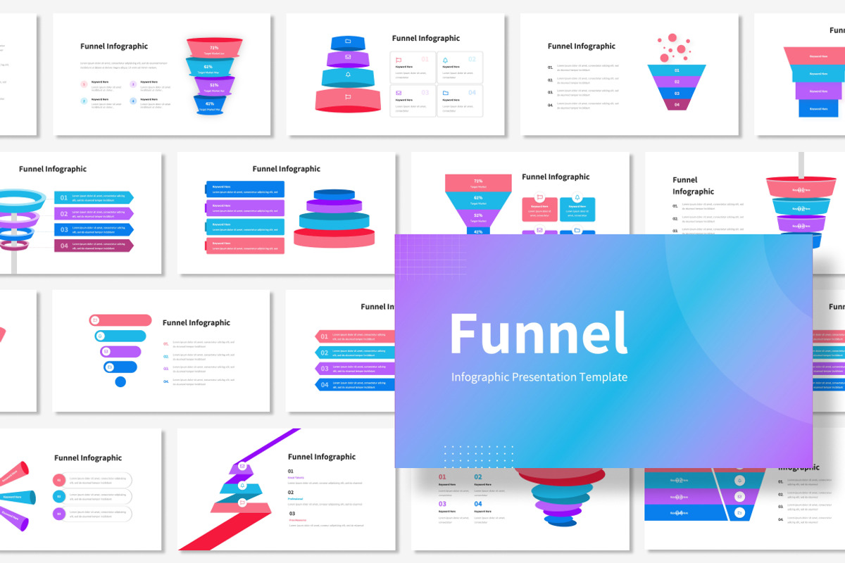 Funnel Infographic Powerpoint, a Presentation Template by Antstheme