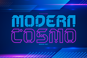 Modern Cosmo - Modern Font, a Font by PutraCetol Studio (Thumbnail 1 of 5)